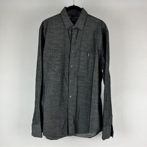 Alfani Men's Black Button-Up Shirt